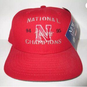 Nebraska Huskers 1995 National Champions New Era Low Profile Snapback Hat NWT